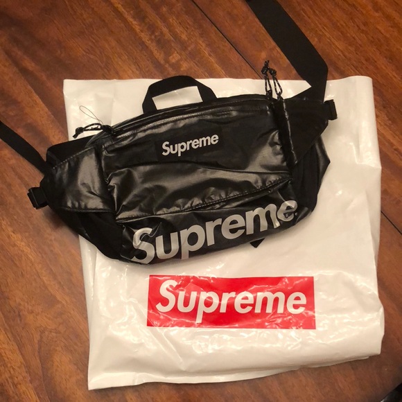 supreme waist bag fw17 black